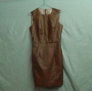 Honey & Beau Chic Brown Midi Dress